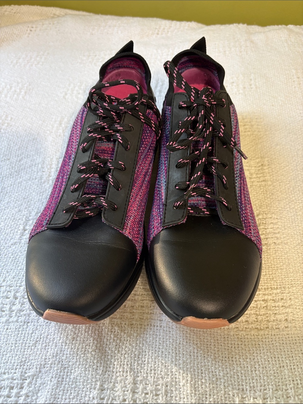 Alegria QES-5697 Size 39/8.5 Purple Black Comfort Work Shoes